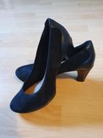 Clarks Pumps Samt/Leder Gr. 38, schwarz, TOP Zustand Thüringen - Erfurt Vorschau