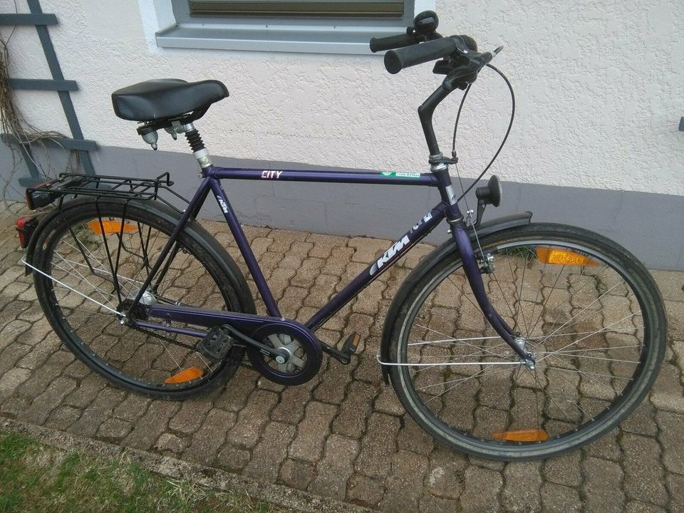 28" Fahrrad Herren KTM 7-Gang Shimano Tourenrad Trekkingrad in Burgsalach