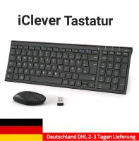 iclever Kabellos Tastatur Maus Set, Wiederaufladbare Kabellose Ta Wandsbek - Hamburg Rahlstedt Vorschau