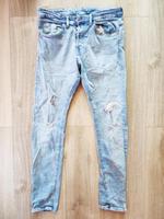 H&M Herren Jeans Hose Größe W32 L32 Denim Blau Slim Destroy Look Bayern - Großheubach Vorschau