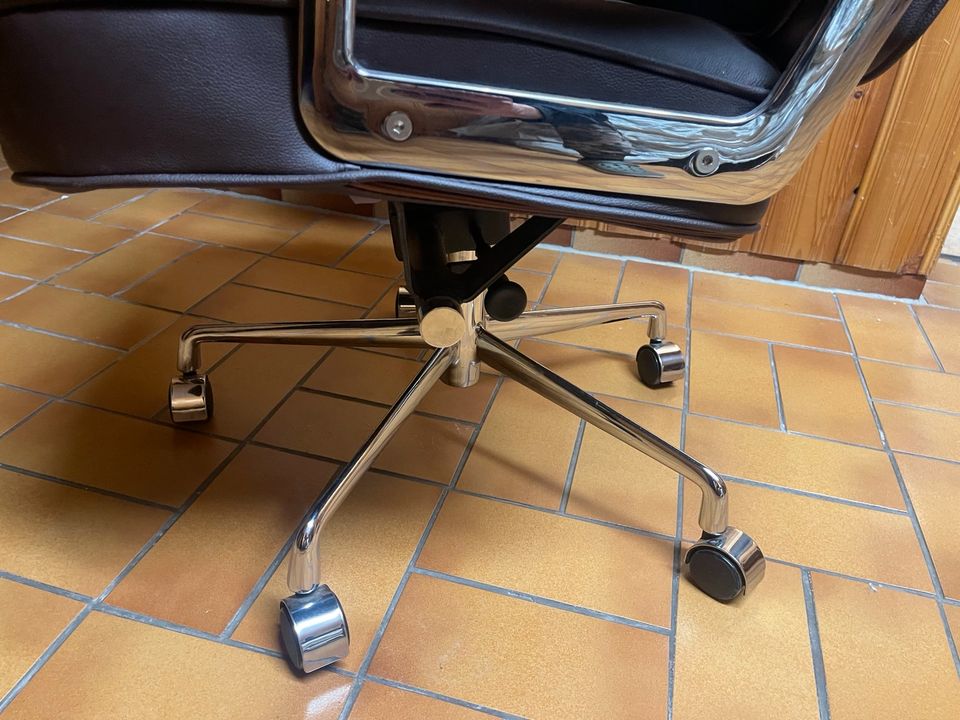 Bürostuhl Chefsessel Schreibtisch Stuhl echt Leder in Lünen