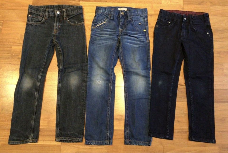 Räuberset: 3 Jeans H&M, Lemmi, Name it, Größe 116 in Freising