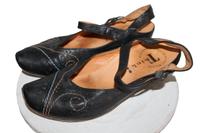 THINK Riemchen-Pumps Gr. 39 Leder 4 cm Absatz Schwarz Düsseldorf - Heerdt Vorschau