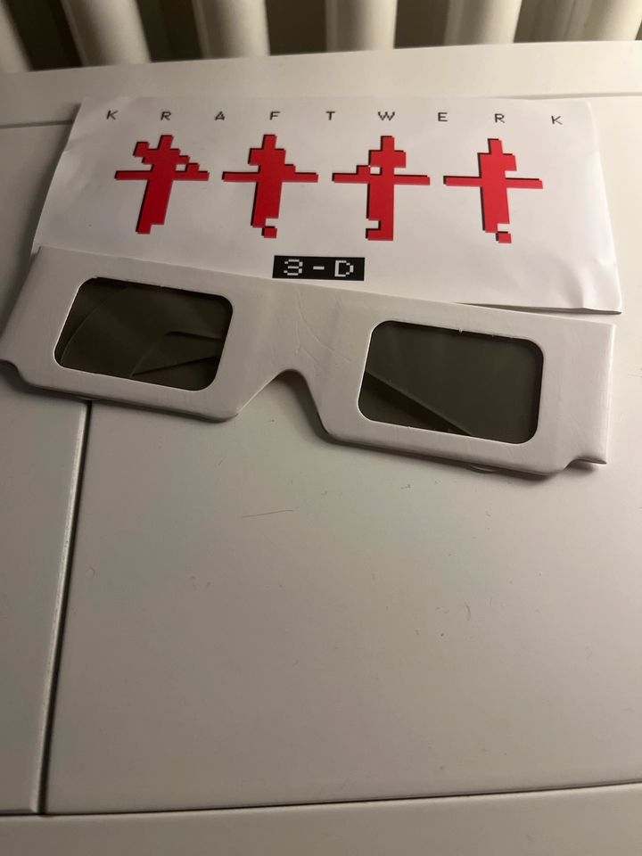 Kraftwerk 3-D Brille Electro 2022 in Düsseldorf