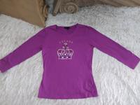 Escada Langarmshirt Shirt 34 XS Baumwolle lila Pailletten Nordrhein-Westfalen - Haan Vorschau