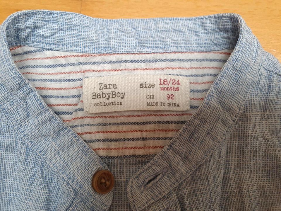 Hemd, Zara BabyBoy Collection, Größe 92 in Oestrich-Winkel