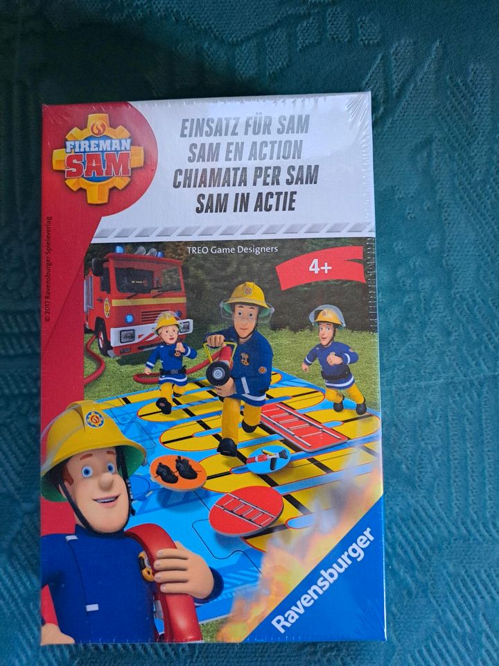 Feuerwehrmann Sam Spiel original verpackt in Hessisch Oldendorf