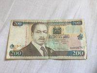 200 Shilling Banknote aus Kenya zum verkaufen Bayern - Lindau Vorschau