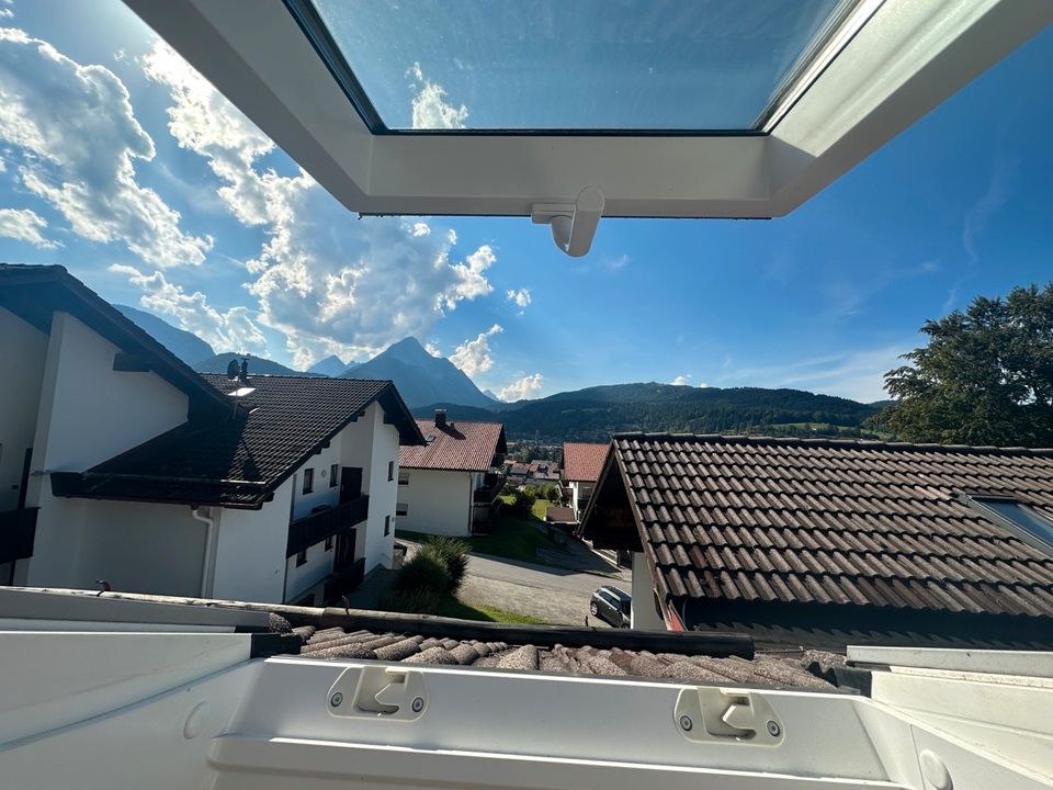 Attraktives Appartement mit Panoramablick auf den Ort  - Mittenwald - ruhige Lage am Karwendelmassiv in Mittenwald