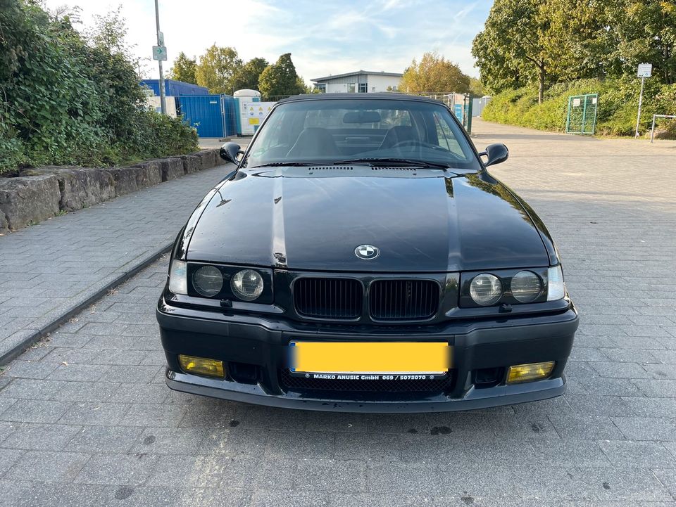 BMW E36 318i Cabrio M3 Paket M-Paket schwarz Vader Sitze in Frankfurt am Main