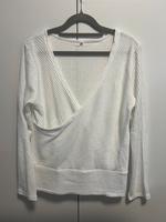 Strickshirt Langarm - Weiß Gr. L Rheinland-Pfalz - Fell Vorschau