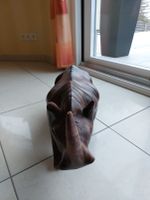 Afrikanische Holzfigur "Nashorn" Saarland - Großrosseln Vorschau