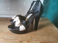 Tango Plateau Pumps Sandalen Pinup 38 schwarz creme Bochum - Bochum-Ost Vorschau