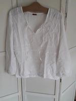 Hippie Ibiza Tunika XL 42 weiß Baumwolle Stickerei Baden-Württemberg - Konstanz Vorschau