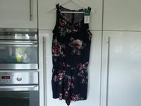 only Jumpsuit Overall eco Gr. 34 NEU d-blau Blumenprint kurz Bayern - Mitterteich Vorschau