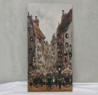 Gemälde Ölbild Paris Straßenansicht Markt 1967 Berlin - Rosenthal Vorschau