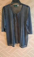 Glitzer Weste Bluse halbarm Gr. M schwarz silber Bayern - Aschaffenburg Vorschau
