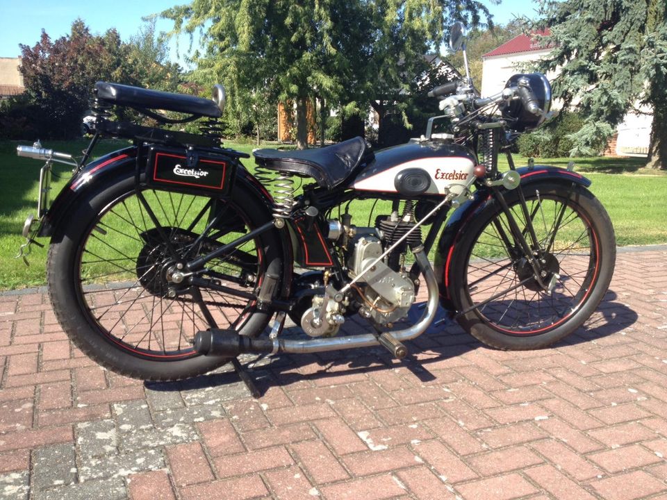 Oldtimer Exelsior 300 Bj 1929 SELTEN in Jerichow