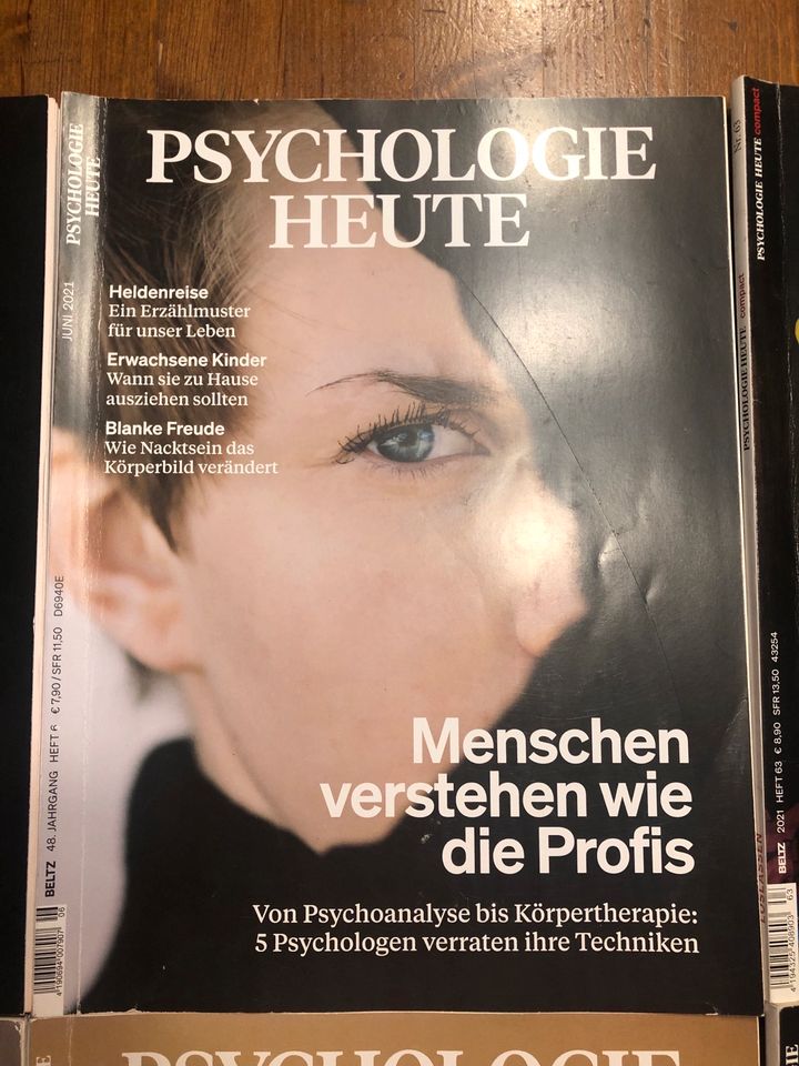 Acht Psychologie heute/ Zeitschrift in Regensburg