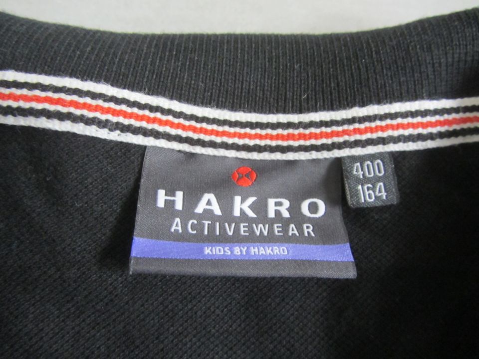 Poloshirt Shirt schwarz 164 S Robert Jungk Gesamtschule HAKRO in Kerken