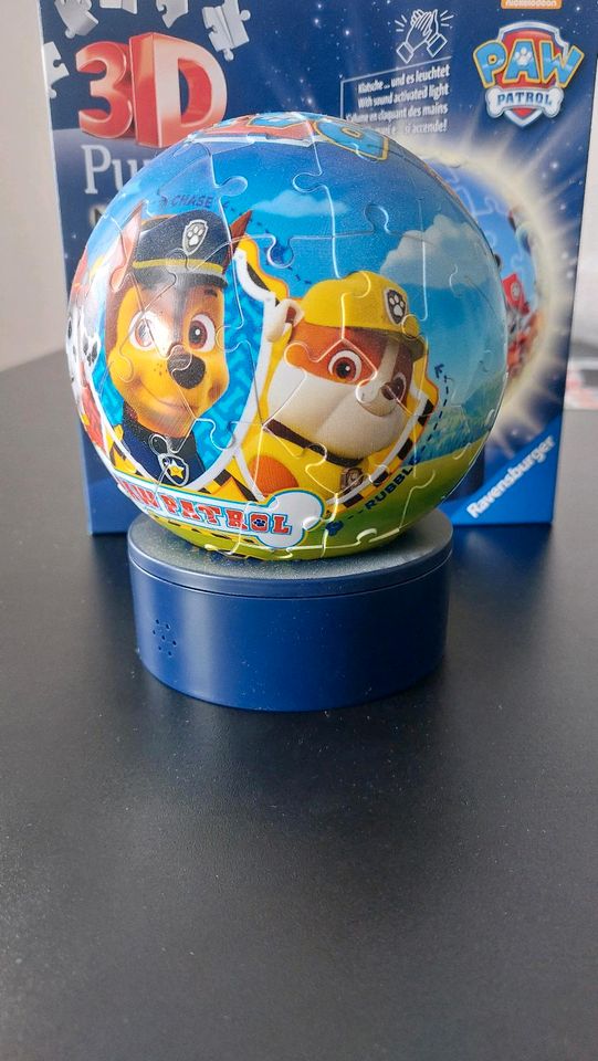 *wie NEU* 3D Puzzle - Nachtlicht - Paw Patrol Lampe in Dresden