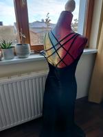 Ballkleid Abendkleid festlich bodenlang 34 schwarz seidig Stola Brandenburg - Wustermark Vorschau