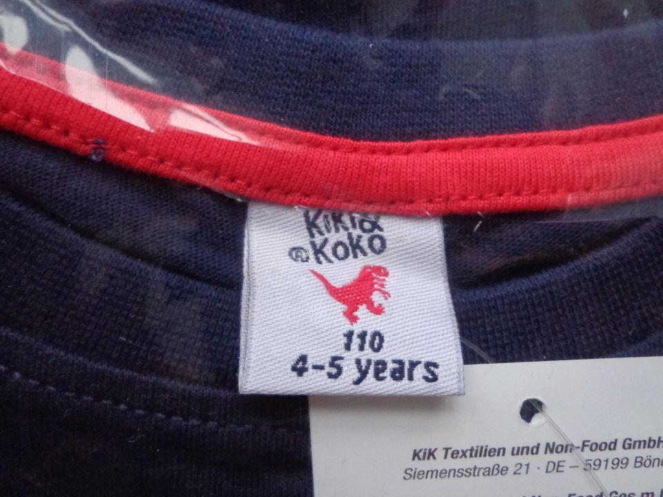 NEU! KIK Langarmshirt Gr. 110 - 6 Stück Zwillinge in Siebenbäumen