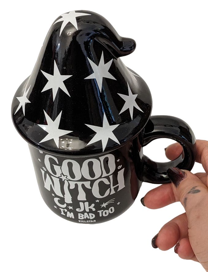 Killstar Good Witch Tee - Kaffeetasse - Pott mit Hexenhut und Dec in Leipzig