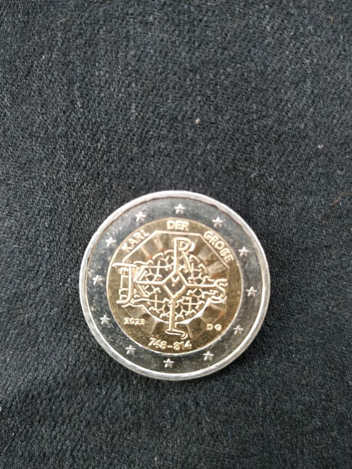 Karl der Große 2€ Münze DG in Untereisesheim