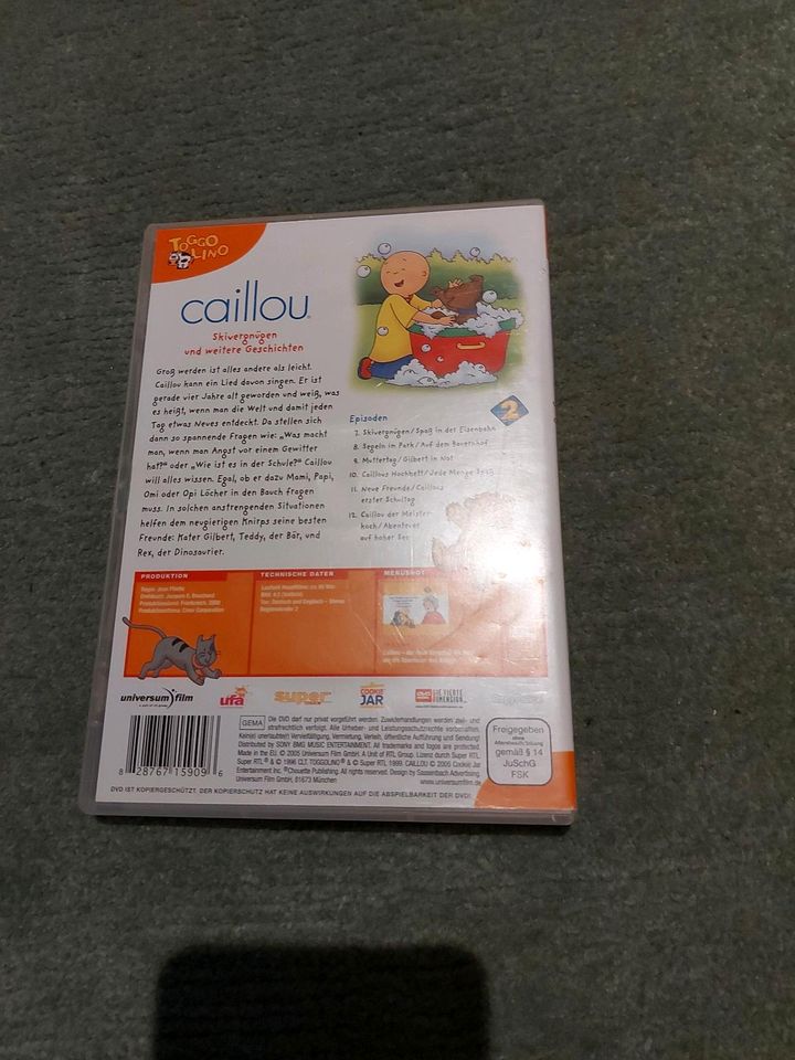 3 x DVD Kinderfilm caillou Hexe Lilli und Lillebi in Brakel