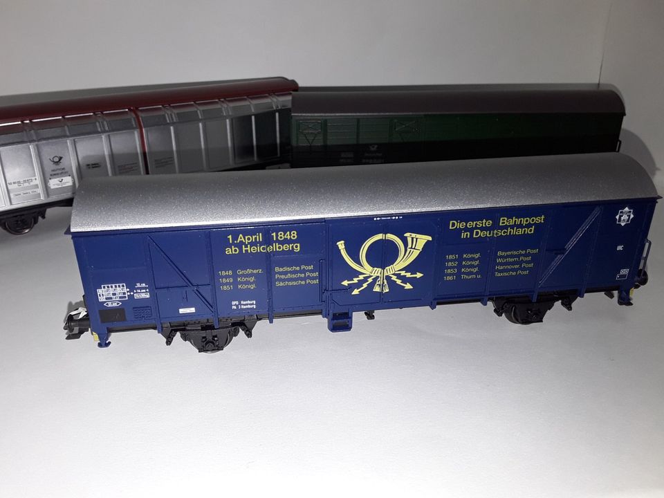 Modelleisenbahn Waggons Märklin H0,Gleichstromachsen, Post... in Kreuzau