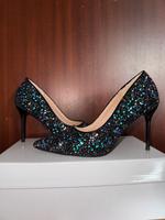 Glitzernde Schuhe schwarz - Größe 37 Hessen - Viernheim Vorschau