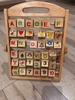 Holzspielzeug mit Alphabet, Zahlen Lernspiel Thüringen - Niederorschel Vorschau