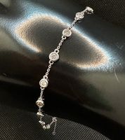 ❄️ Tennisarmband mit 1ct BRILLANTEN - Fußkettchen Nordrhein-Westfalen - Moers Vorschau