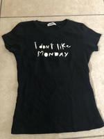✨Pimkie Tshirt Gr. M schwarz I don‘t like Monday✨ Niedersachsen - Calberlah Vorschau