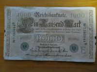 Reichsbanknote 1000 Mark Berlin 21 April 1910 Baden-Württemberg - Magstadt Vorschau