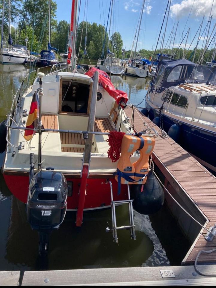 Segelboot, Kimmkieler, 7,50 m Länge in Oldenburg