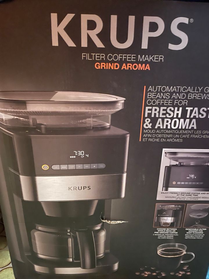 Krups Grind Aroma Kaffeemaschine mit Mahlwerk / ** wie neu ** in Oberursel (Taunus)