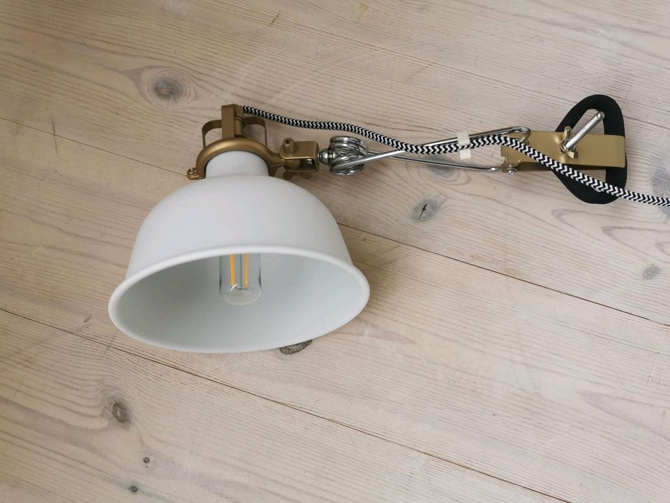 Ikea Ranarp Wandlampe Weiß/Gold in Buxtehude