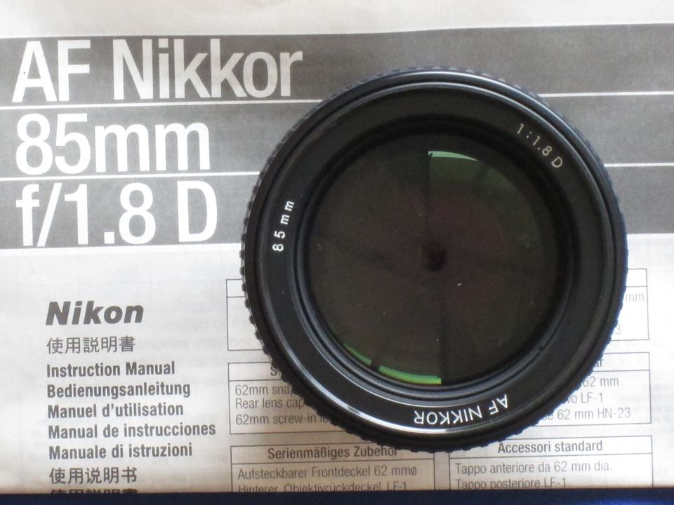 NIKON AF NIKKOR 85mm F/1.8 D in Kirchheim unter Teck