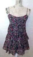 Gr.S/M/36/38 schwarz Blumen print Kleid top Tunika emo gothic emp Bayern - Treuchtlingen Vorschau