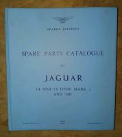 Jaguar Mark 2 3.4 u. 3.8 litre u. 340 Spare Parts Catalouge Bochum - Bochum-Wattenscheid Vorschau