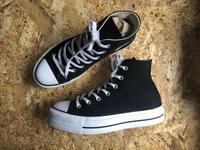 converse chuck taylor plateau sneaker schwarz black neuwertig Baden-Württemberg - Tübingen Vorschau
