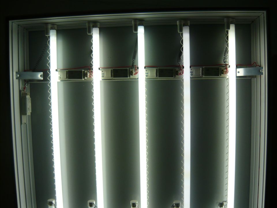 Beleuchtung Werbetafel, Leuchtrahmen, Lightbox, Lichtwand 1x2m in Waldstetten