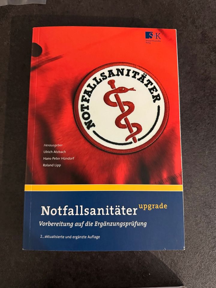 Notfallsanitäter (NotSan) Lernkarten mit Buch, NEUWERTIG in Hebertshausen