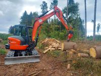 Bagger mieten mit Kegelspalter oder Fällgreifer Bayern - Plankenfels Vorschau