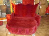 Bretz Loveseat/Lovechair Rosenfüße Paisleymuster Rarität Bayern - Fürth Vorschau