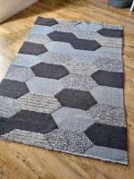 Teppich 170x240 wie neu! Wolle gewebt grau bunt Hessen - Dillenburg Vorschau