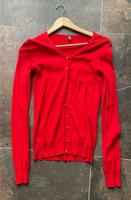 Strickjacke 34 / XS rot Strasssteine Benetton Bayern - Buchbach Vorschau