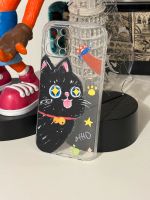 iPhone 12 Pro Case Hülle Anime Katze Cartoon schwarz Berlin - Tempelhof Vorschau